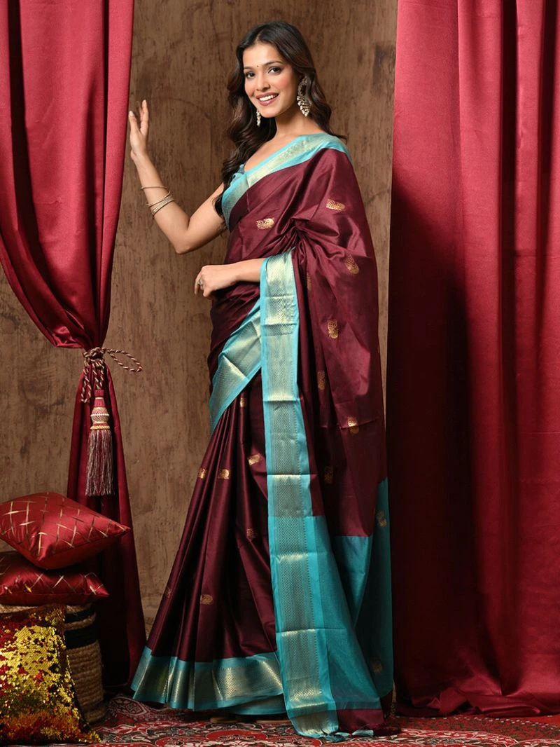 Silk Paithani Vol 2 Cotton Silk Zari Weaving Saree 4