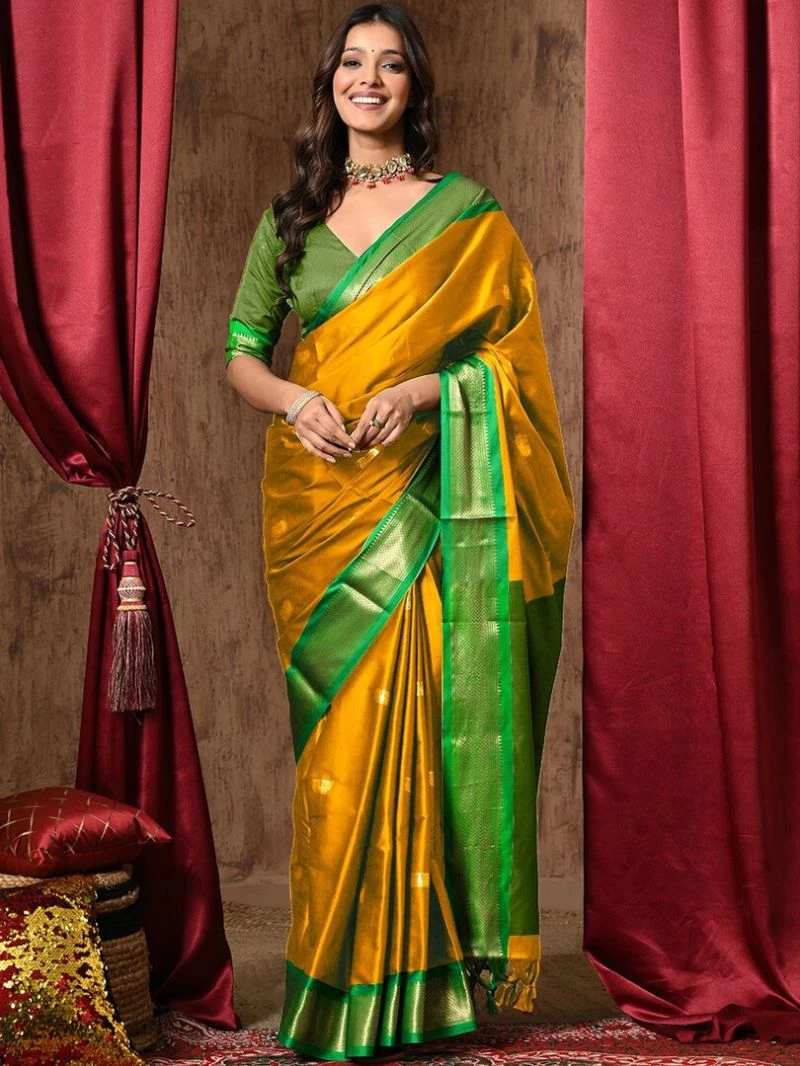 Silk Paithani Vol 2 Cotton Silk Zari Weaving Saree 5