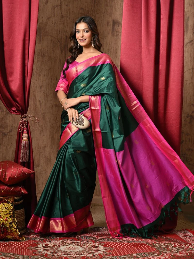 Silk Paithani Vol 3 Cotton Silk Festival Saree Collection 9