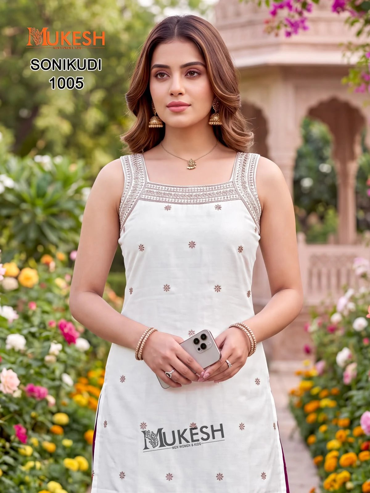 Sleeveless Designer Kurti Patiyala Set 7