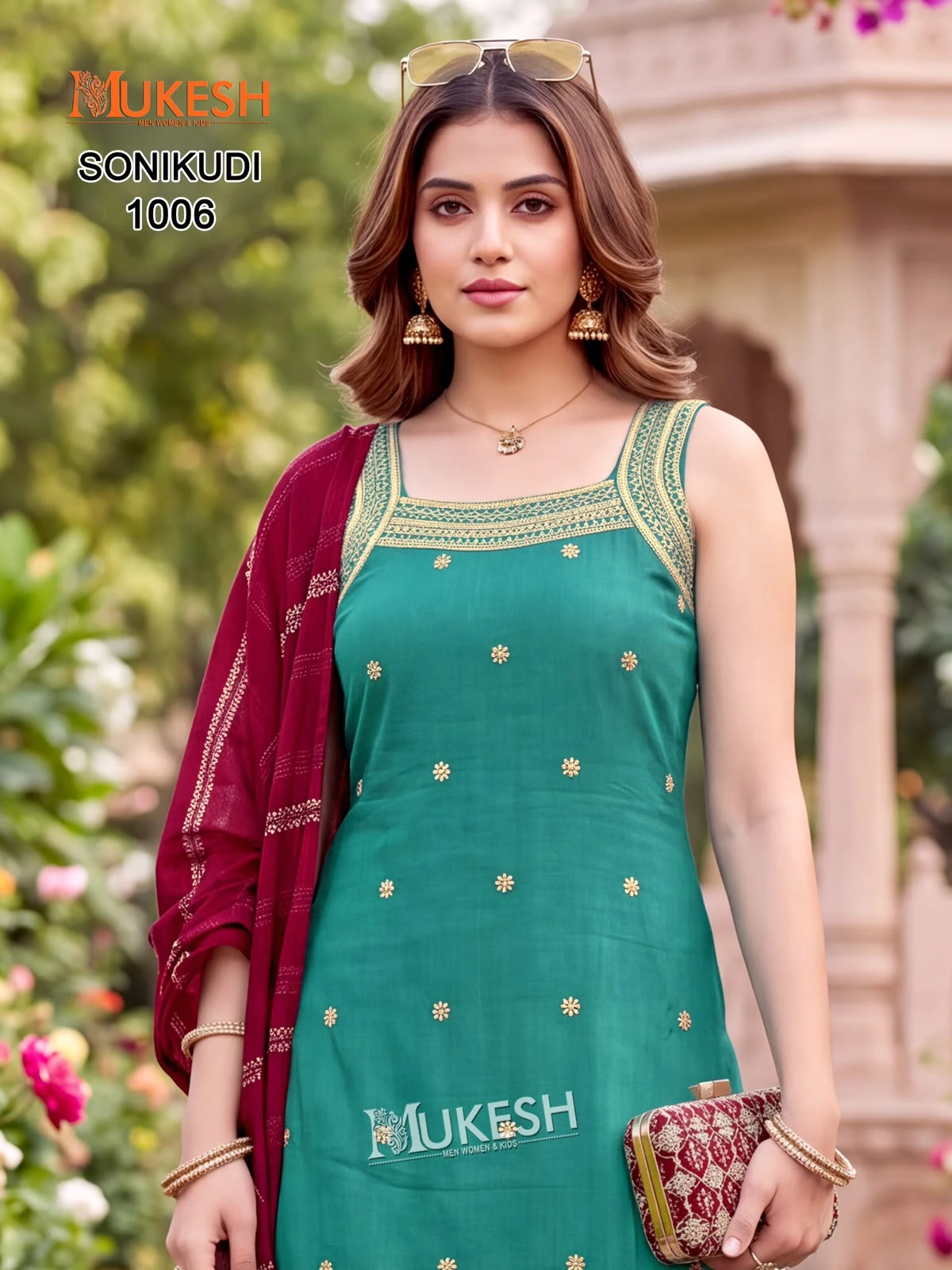 Sleeveless Designer Kurti Patiyala Set 9