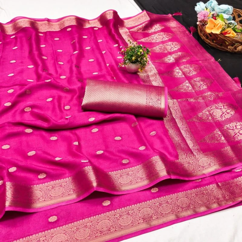 Stuti Silk Soft Banarasi Silk Zari Worked Saree Collection