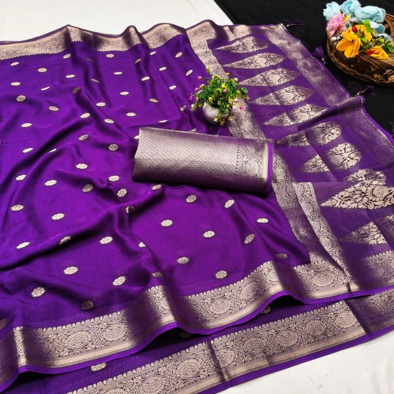 Stuti Silk Soft Banarasi Silk Zari Worked Saree Collection 4