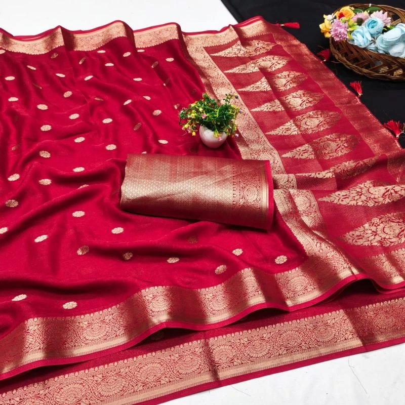Stuti Silk Soft Banarasi Silk Zari Worked Saree Collection 9