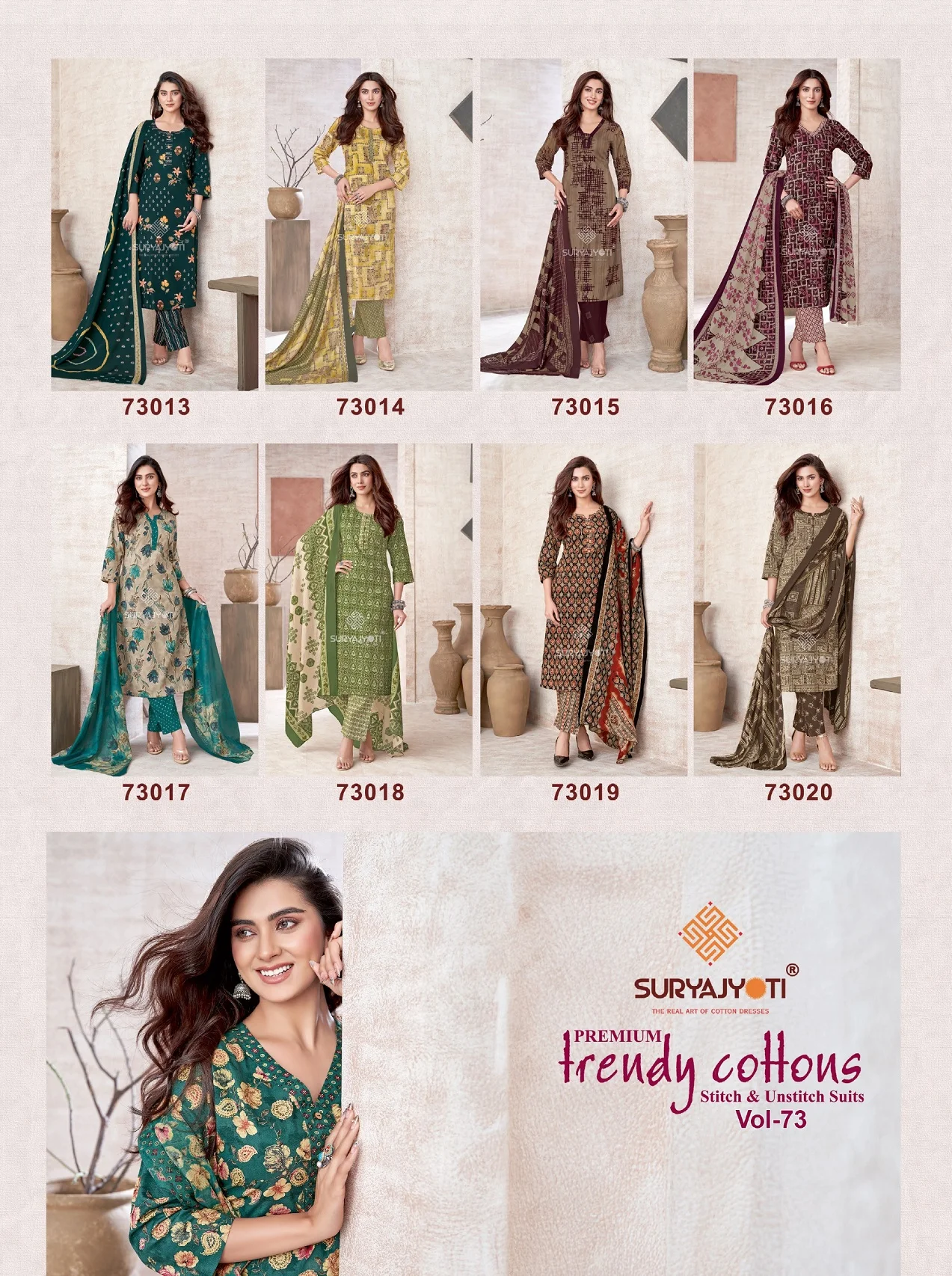 Suryajyoti Trendy Cotton Vol 73 23