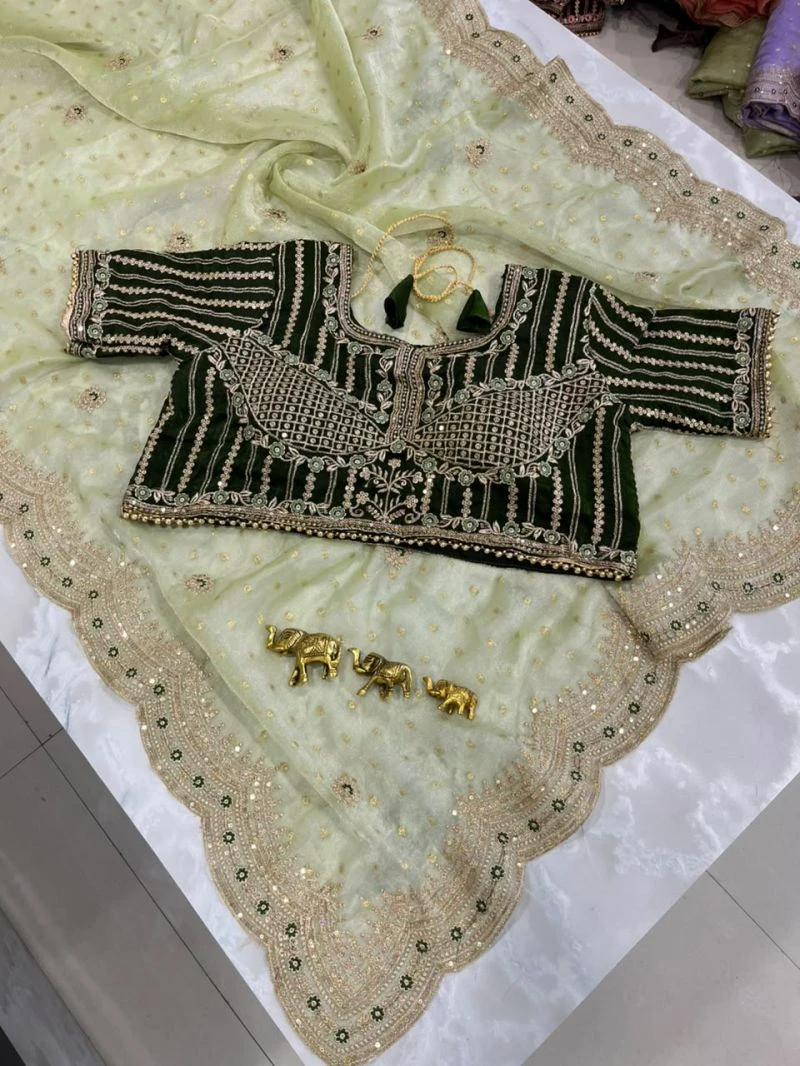 Sw Sashikala Vol 2 Moss Butti Embroidered Saree Collection 3