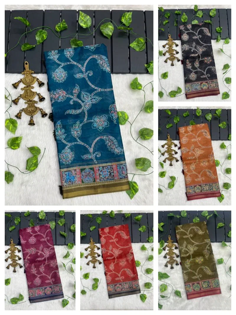 Utsav Print Part 1 Soft Cotton Printed Saree Collection 8