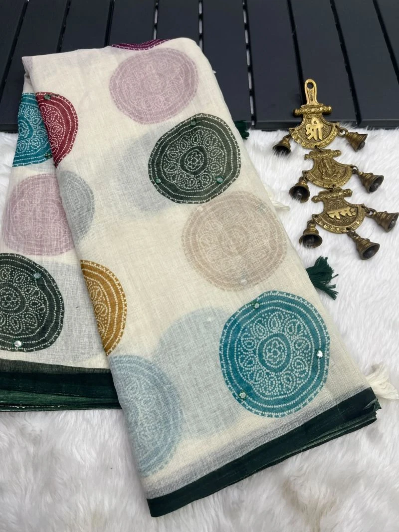Varanasi Vol 3 Linen Silk Kalamkari Silk Saree Collection 2