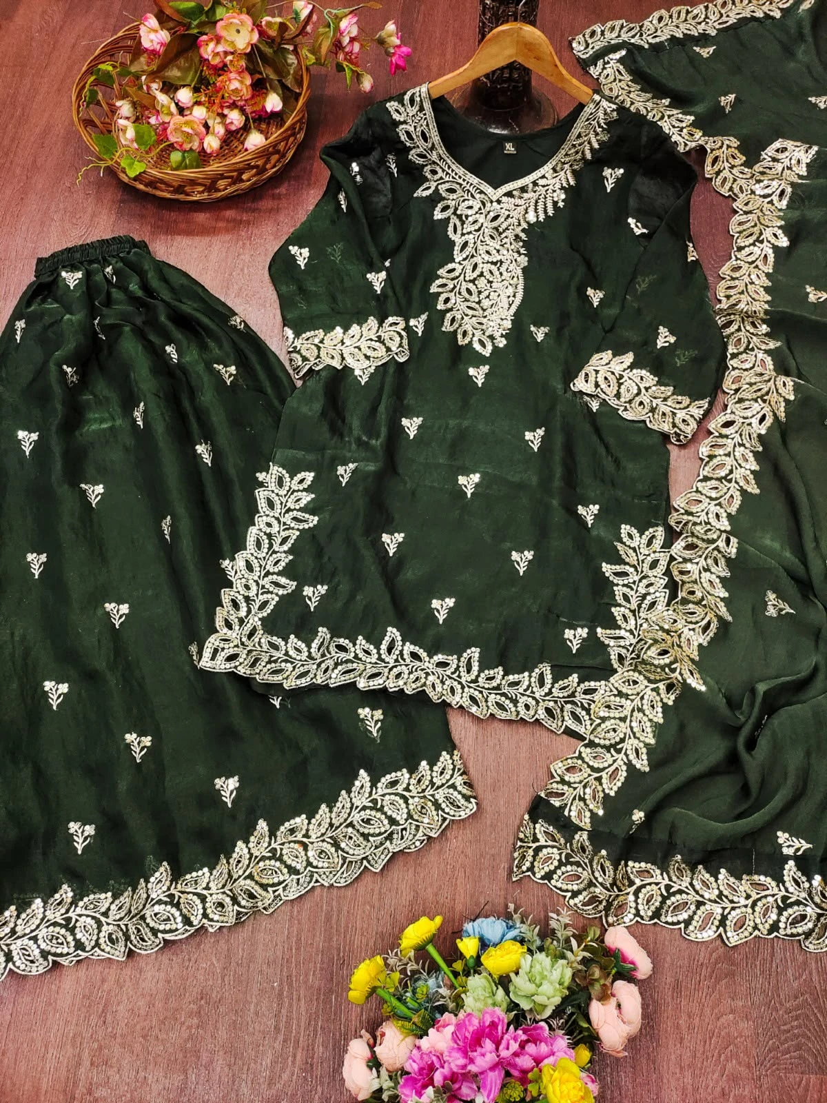 Vinayak Pakistani Designer Fendy Sharara Suit Wholesale 10