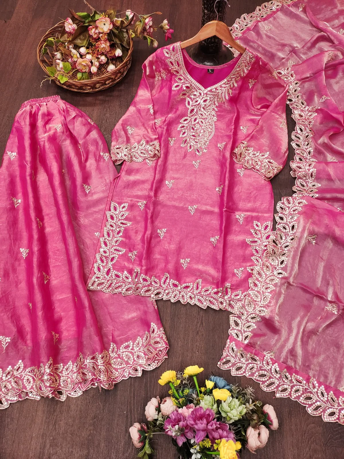 Vinayak Pakistani Designer Fendy Sharara Suit Wholesale 9
