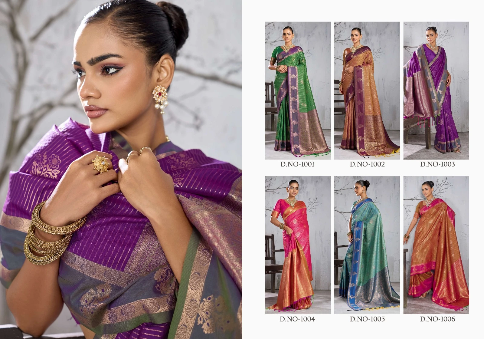 Vinayak Wholesale Advika Silk Saree With Gold Zari Weaving And Traditional Motifs 5