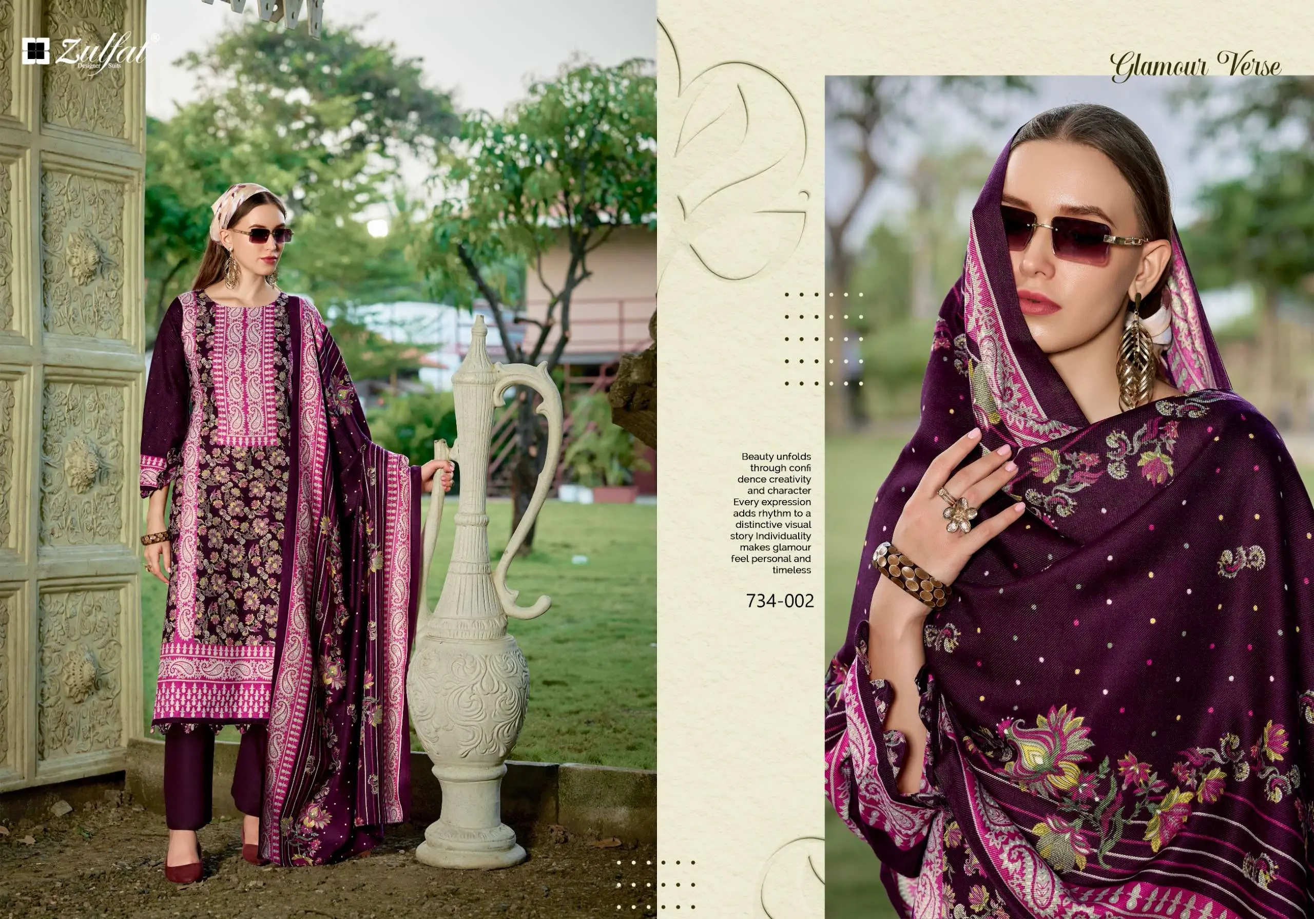 Zulfat Designer Suits Shahinoor 2