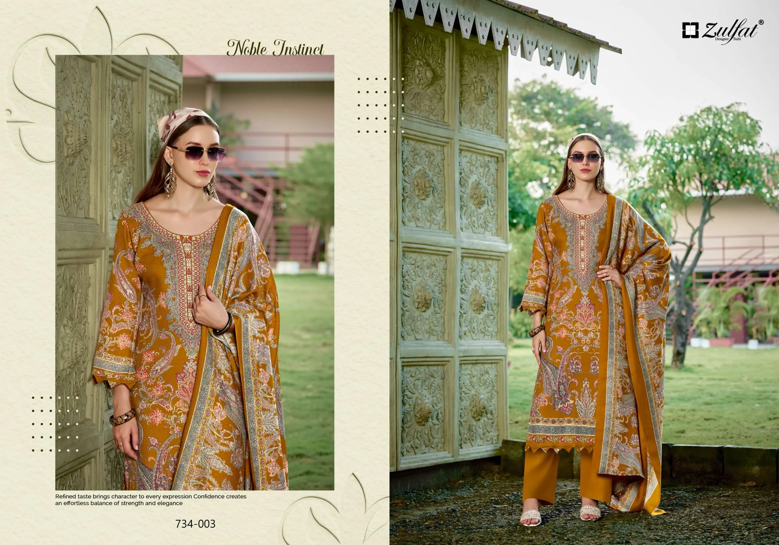 Zulfat Designer Suits Shahinoor 3